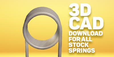 Compression Spring Torsion 3D CAD Download