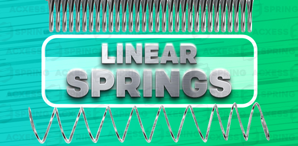 linear open wound springs